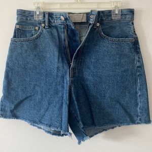 Everlane A-Line Denim Shorts